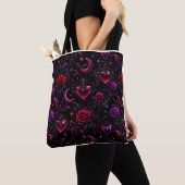 Sac à main Halloween Neon Dark Love (De près)