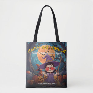 Sac à main Halloween Patch de citrouille pour Tric