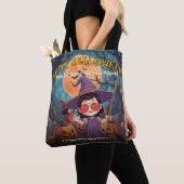 Sac à main Halloween Patch de citrouille pour Tric (De près)