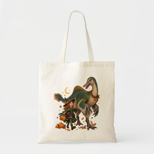 Sac à main Halloween Witch & Deinocheirus Trick-or (Devant)