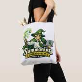 Sac à main humoristique Excel Wizard pour le burea (De près)
