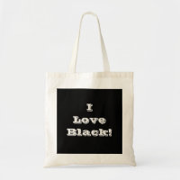Sac à main I Love Black