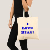 Sac à main I Love Blue (Devant (produit))