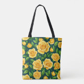 Sac à main Image de roses jaunes n° 2 (Dos)