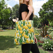 Sac à main Image de tulipes jaunes n° 2