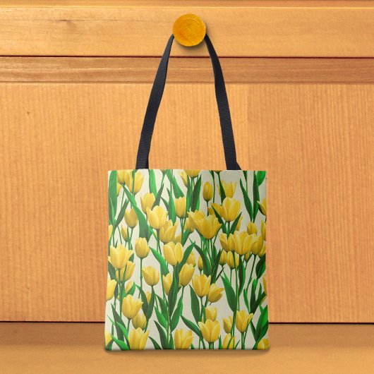 Sac à main Image de tulipes jaunes n° 2