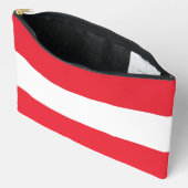 Sac à main imprimé, coupé et cousu avec le drapeau (Ouvrir)