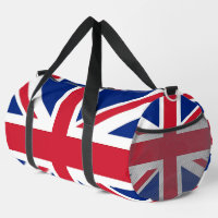 Sac à main imprimé, coupé et cousu avec le drapeau