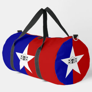 Sac à main imprimé, coupé et cousu avec le drapeau