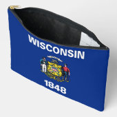 Sac à main imprimé, coupé et cousu avec le drapeau (Ouvrir)