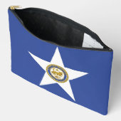 Sac à main imprimé, coupé et cousu avec le drapeau (Ouvrir)