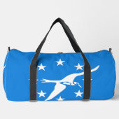 Sac à main imprimé, coupé et cousu avec le drapeau (Recto)