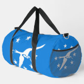 Sac à main imprimé, coupé et cousu avec le drapeau (Coin droit)
