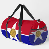 Sac à main imprimé, coupé et cousu avec le drapeau (Coin droit)