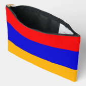 Sac à main imprimé, coupé et cousu avec le drapeau (Ouvrir)