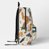 Sac à main imprimé Ocean Blue Paradise (Gauche)