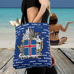 Sac à main Islande, mode de drapeau islandais
