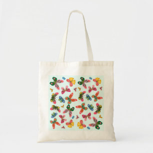 Sac à main jardin papillon coloré