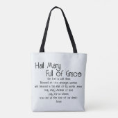 Sac à main Je vous salue Marie (Dos)