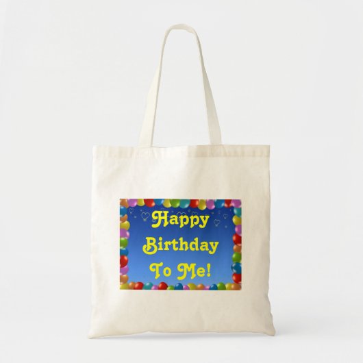 Sac À Main Joyeux Anniversaire Pour Moi (Devant)