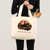 Sac à main Jumbo Rodeo Barrel Racer (Devant (produit))