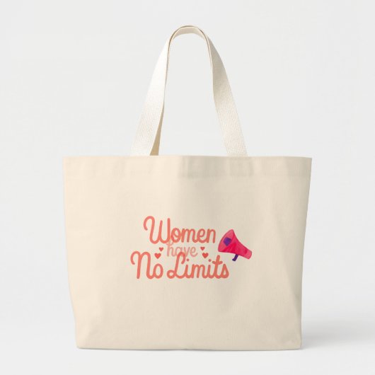 Sac à main « Les femmes n'ont pas de limites » (Devant)