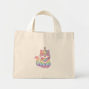 Sac à main Licorne Chat Arc-en-ciel Kawaii Mignon