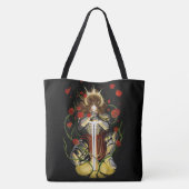 Sac à main livre d'artwork d'amant de fantasy (Dos)