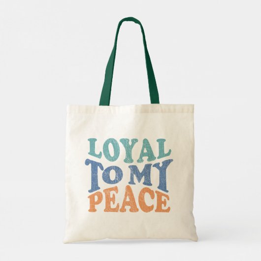 Sac à main loyal à ma paix (Dos)
