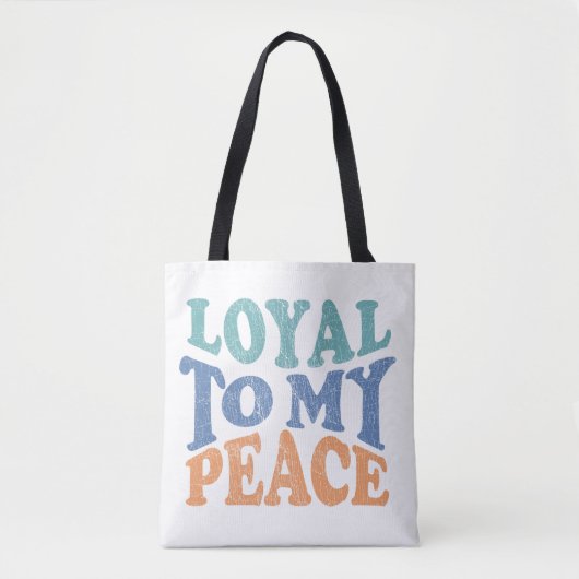 Sac à main loyal à ma paix (Devant)