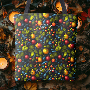 Sac à main Lush Khokhloma motif de fruits et de fl
