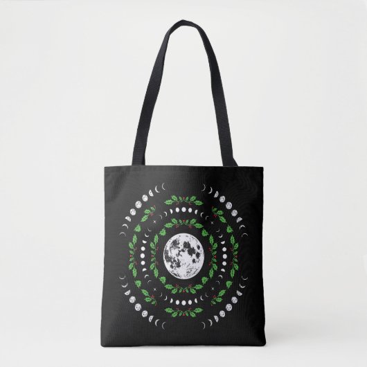 Sac à main mandala des phases lunaires (Devant)