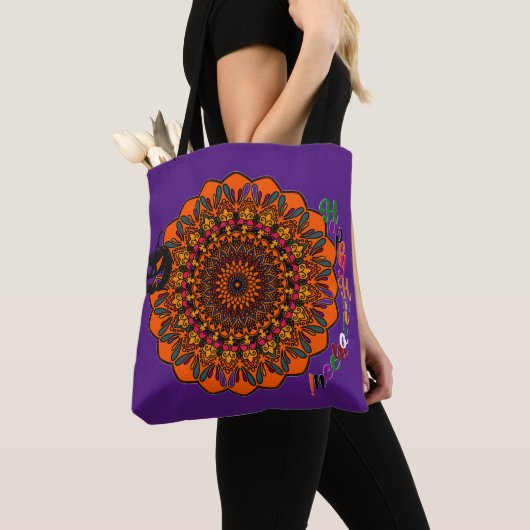 Sac à main mandala Hocus Pocus Halloween - Dessiné (De près)