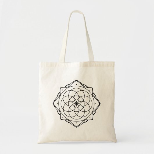 Sac à main mandala simple (Devant)