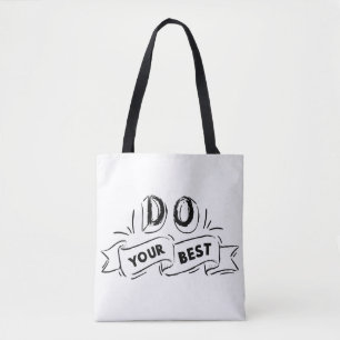 Sac à main 'Message encourageant' - Typographie gr