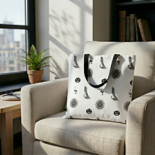 Sac à main minimaliste de la saison effrayante Wit
