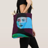 Sac à main moderne abstrait portrait (De près)