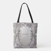 Sac à main moderne orné argenté (Dos)