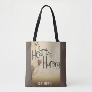 Sac à main "Mon cœur me fait mal" 