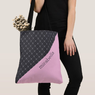 Sac à main monogrammé à motif de crânes