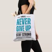 Sac à main motivant Alway Never Give Up (De près)