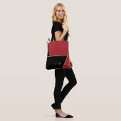 Sac à main noir élégant simple motif joli dames (Sur le modèle)