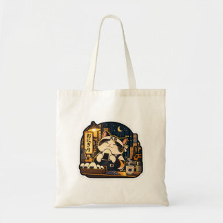 Sac à main Onigiri Night Shift Cat Tote | Nourritu