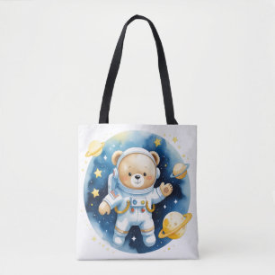 Sac à main ourson astronaute de l'espace mignon