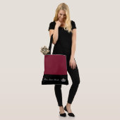 Sac à main Pageant Silver Crown Tote Bag-Grand Vin (Sur le modèle)