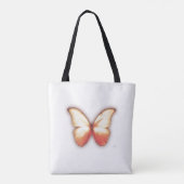 Sac à main papillon doré orange doux (Dos)