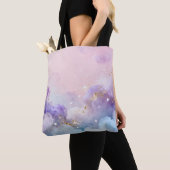 Sac à main pastel mystique - Nuages orientaux rêve (De près)