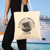 Sac à main personnalisable Croisière noir et blanc