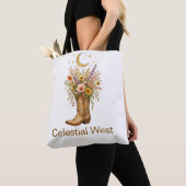 Sac à main personnalisé Celestial West Cowboy Boot (De près)