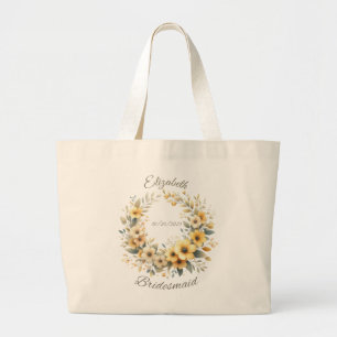 Sac à main personnalisé Couronne Jaune Demoiselle 